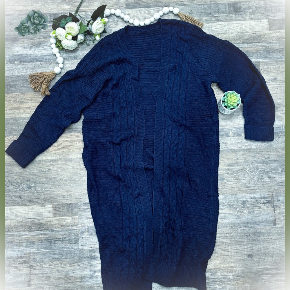 Long soft cardigan